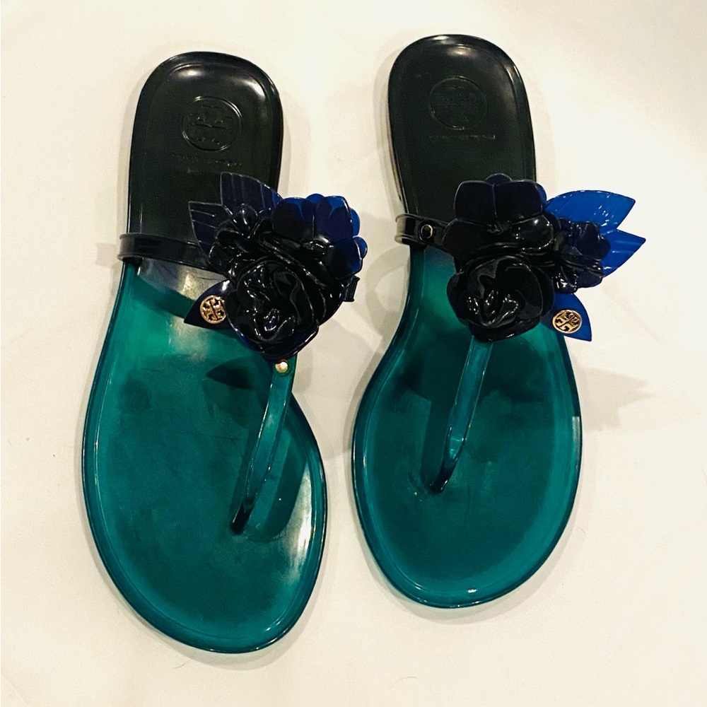 Tory Burch Blossom Jelly Thongs